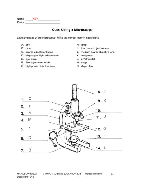 objective on a microscope|microscope quiz pdf.